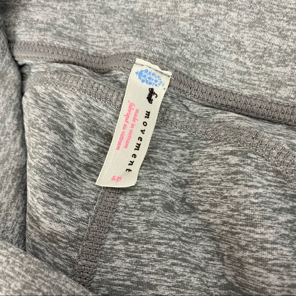 NEW Free People Movement High Rise Gray You’re A Peach 7/8 Leggings Size Small - Picture 11 of 12